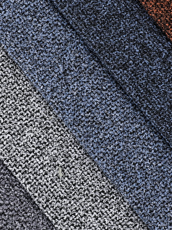 Mandalay soffa vävd tvåfärgad polyester linnetyg Mandalay soffa vävd tvåfärgad polyester linnetyg