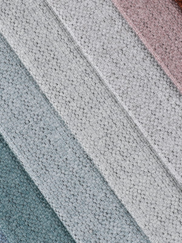 Tulia soffa vanlig färgvävd polyester linnetyg Tulia soffa vanlig färgvävd polyester linnetyg