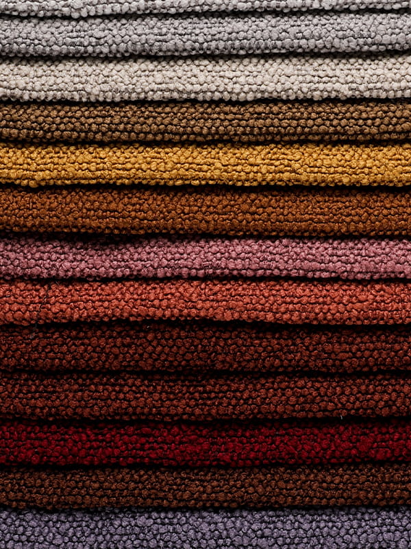 Dinoya Circle garn polyester och linnesoffa tyger