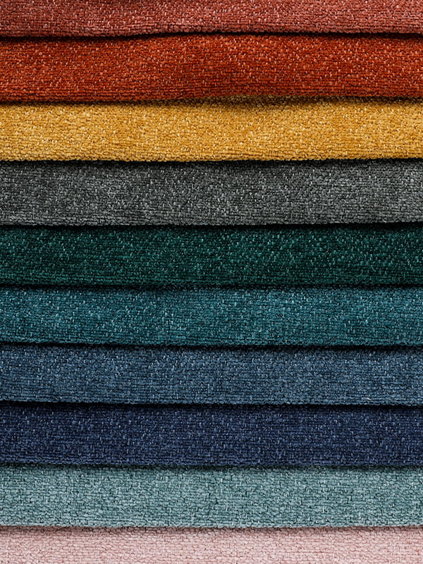 Chenille soffa vävt tyg