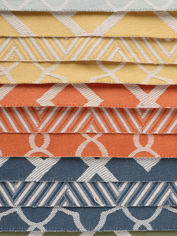 Färgvävd jacquardtyg